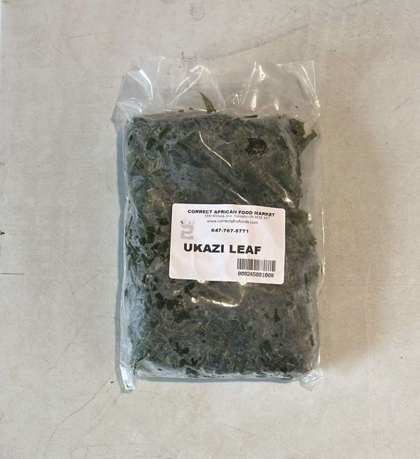 Ukazi leaf at correct afro foods grocery store