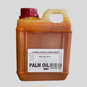 Correct palm oil available at Correct African Food Market, Toronto